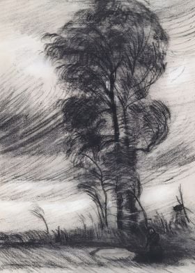 Landscape in Stormy