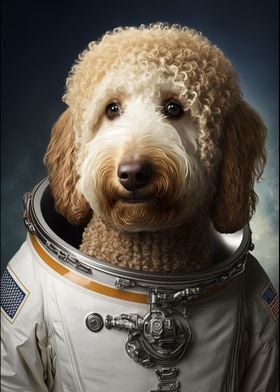 space golden doodle