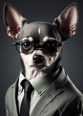 A Business Chihuahua