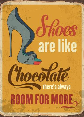 Retro Shoe Poster