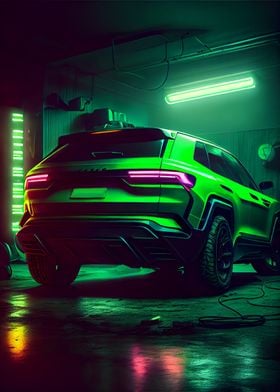 Synthwave Car 45