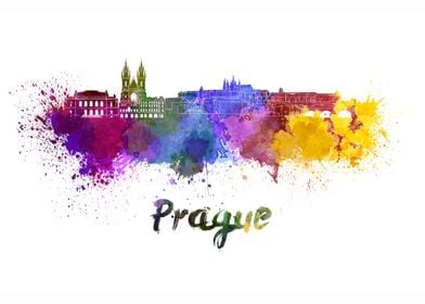 Prague skyline