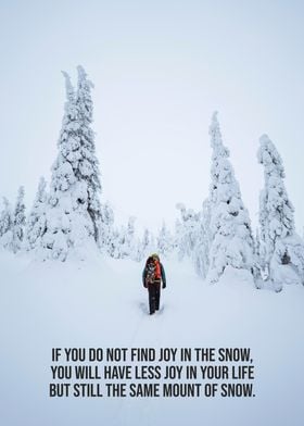 Find Joy In The Snow