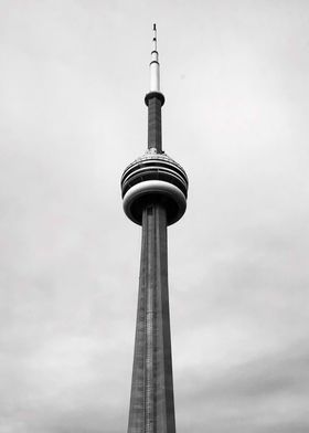 Toronto Tower in BW