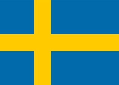 Swedish Flag of Sweden