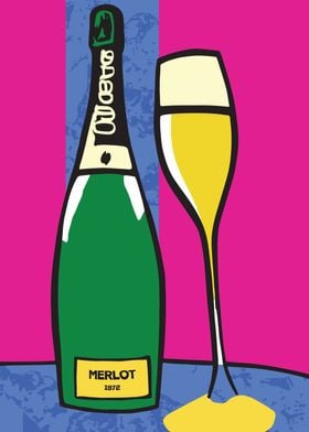 Italian Champagne Poster