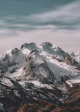 Mountain snow