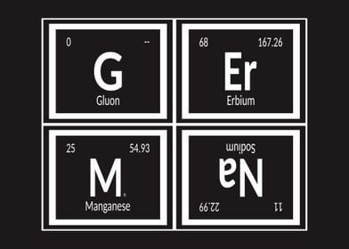 German Periodic Table