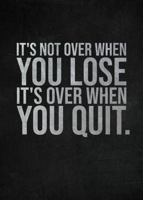 Stop Quitting