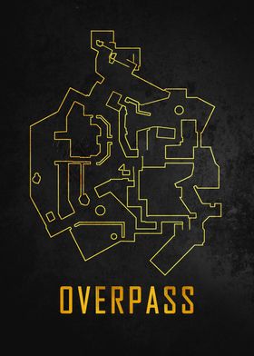 Overpass Map Black Gold