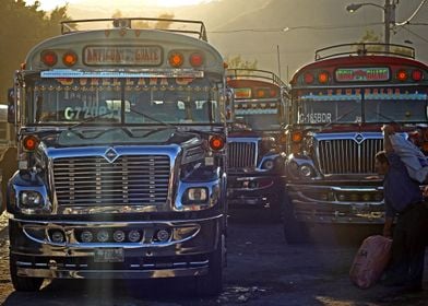 The Chicken Buses of Guate