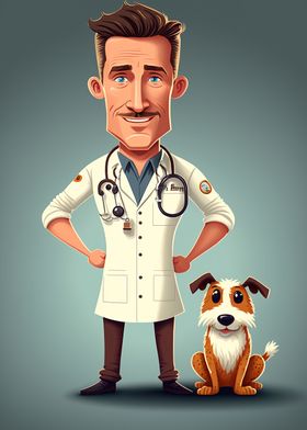 Male Guy Veterinarian