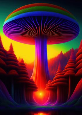 magic big mushroom