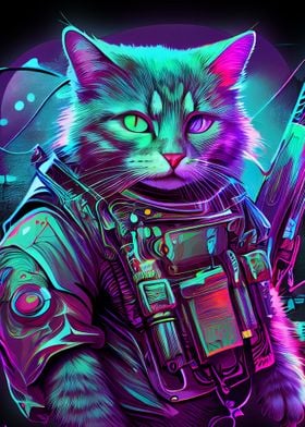 Chat Synthwave