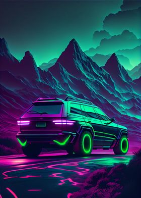 Synthwave Car 46