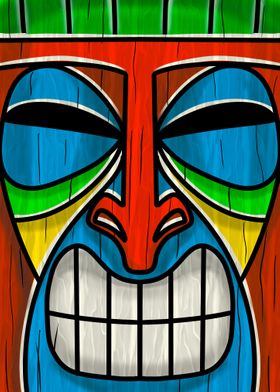 Tiki Mask angry