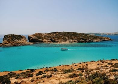 Blue Lagoon around Comino