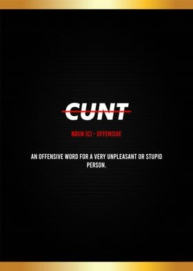 funny Cunt definition