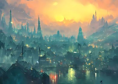 Fantasy Vibrant Landscapes