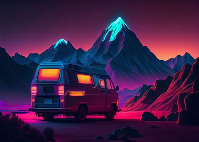 Synthwave Van 56