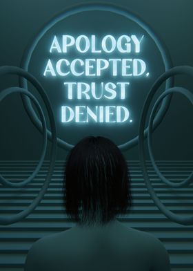 Apology 3D Quote
