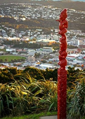 Statues on Mount Victoria