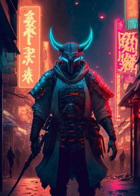 Cyberpunk Samurai 
