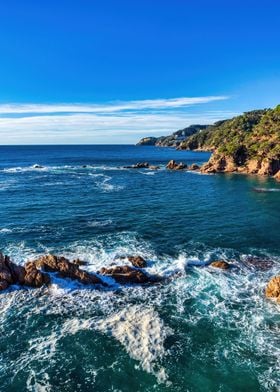 Spain coast landscape sea