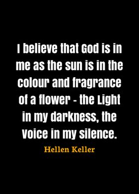 Hellen Keller Quote 