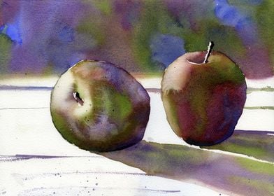 Apple artwork painting