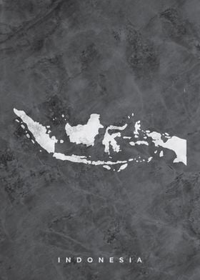 Indonesia Marble Map