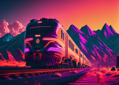 Synthwave Train 52