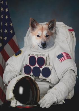 dogs astronaut