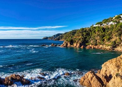 Spain coast landscape sea