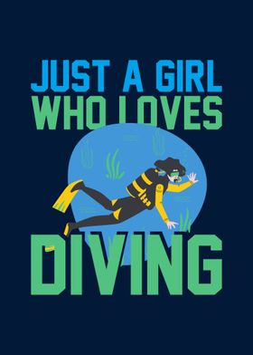 GIRL WHO LOVES DIVING