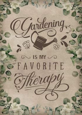 Gardening therapy