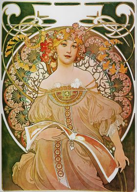 Alphonse Mucha Art Nouveau