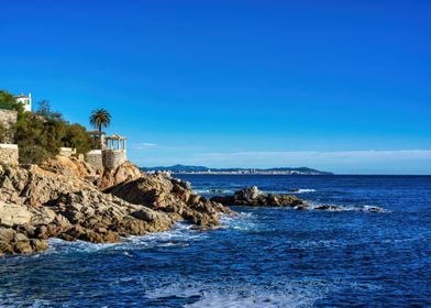 Spain coast landscape sea