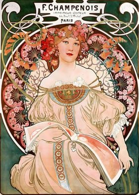 Alphonse Mucha Art Nouveau