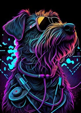 Chien Synthwave