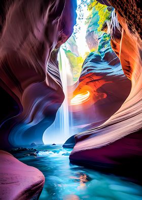 waterfall in grand canyon