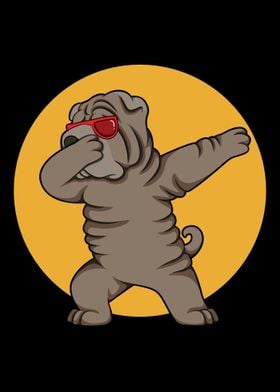 Dabbing Shar Pei