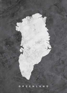 Greenland Marble Map