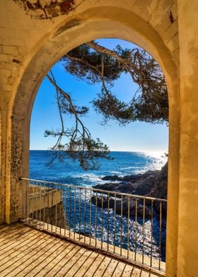 Spain coast landscape sea