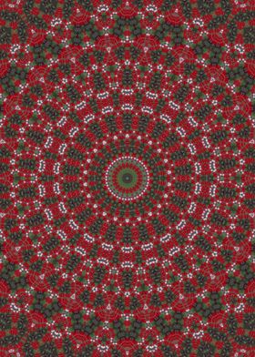 Red ethnic Kaleidoscope 8