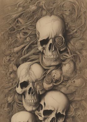 Macabre Skulls