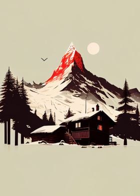Zermatt Illustration