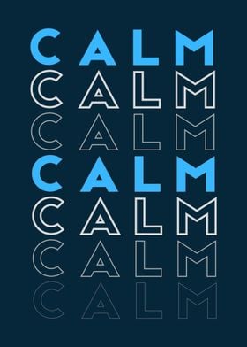 inspirational word calm