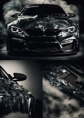 BMW M4 GT4 Collage