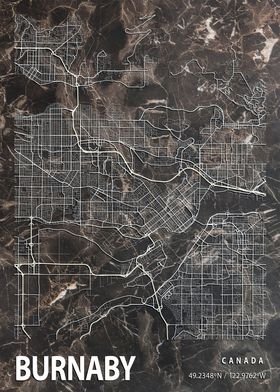 BURNABY CITY MAP